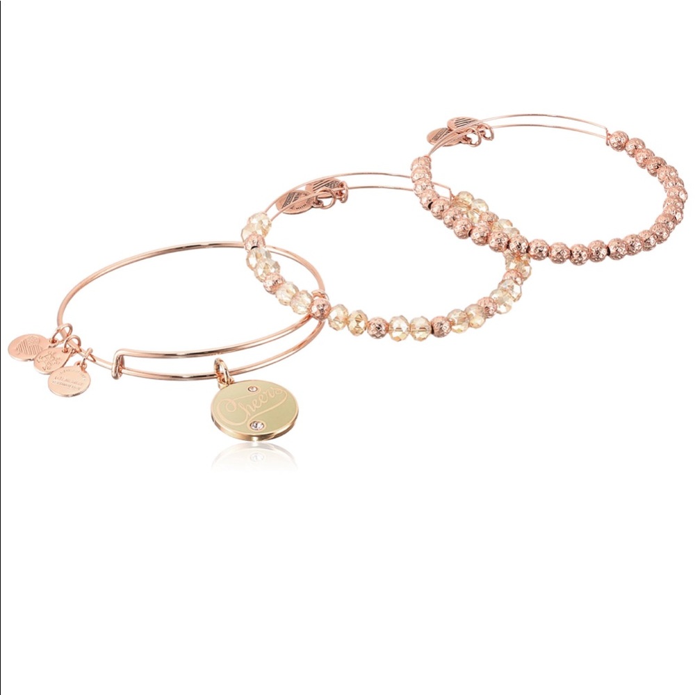 Alex and Ani Cheers Bracelet (Set of 3)